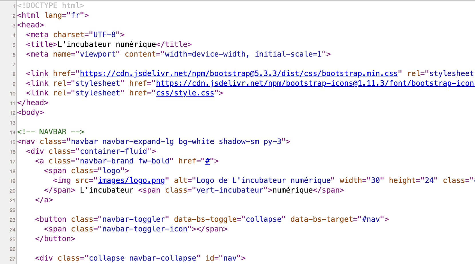 Code source